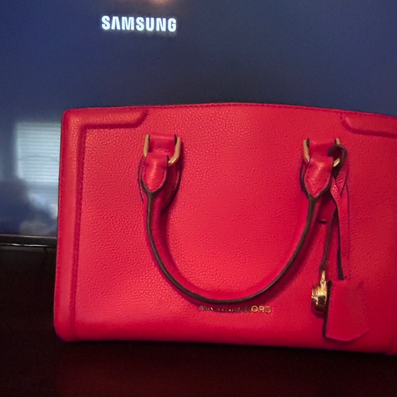 Red Michael Kors Bag. - Picture 3 of 4